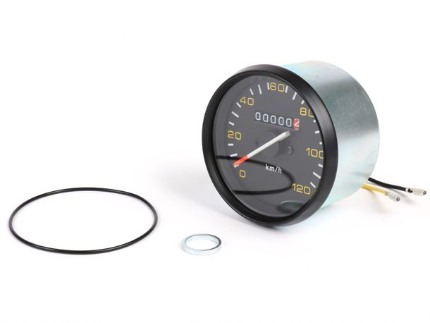 Tachimetro BGM Ø 85mm fino a 120km/h per Vespa PX vecchia (fino al 1984)