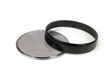 Speedometer glass set BGM Ø 105 mm tinted glass, black ring for Vespa PX Lusso, PK XL1, GT 250 i.e. 60, GTV 125, GTV 250, GTV 300
