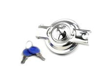 BGM afsluitbare tankdop voor Vespa 1948-1984 Wideframe V1-V33, VM, VN, VL, VD, Largeframe VNA, VNS, VBB, VBA, VGLA, GT, GTR, TS, Super, GL, GS150, Sprint, PX