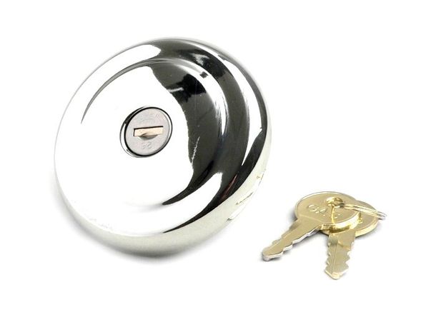 Tappo serbatoio con serratura BGM, acciaio inossidabile per Vespa PX (dal 1984), PK XL