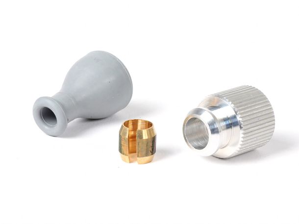 BGM speedometer lower union nut set for Vespa GT125 (VNL2T), GTR125 (VNL2T), TS125 (VNL3T), Sprint150 (VLB1T), Sprint Veloce, Rally180 (VSD1T), Rally200 (VSE1T)