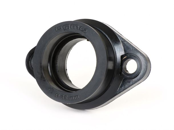 BGM connecting rubber with flange intake system Smart Flow AW 35mm, hole stitch 60mm PHBH 28/30, VHSH30, TMX27-30, TM28, for Polini 24-30