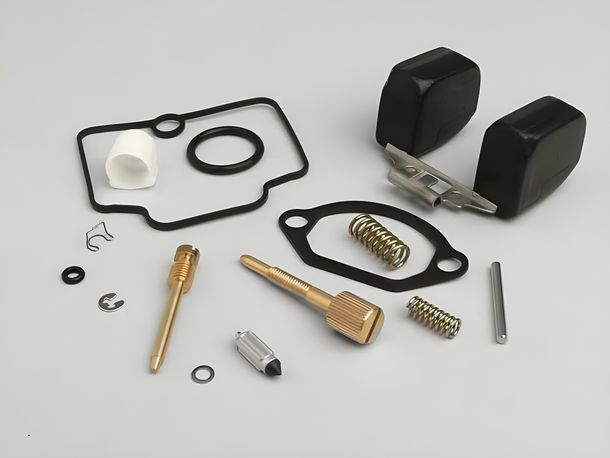 BGM carburettor repair kit including gasket set, gaskets, O-rings, float needle for PWK21, PWK24, PWK26, PWK28, PWK30 (Polini, bgm, Stage 6, Koso, Oko)