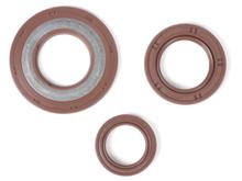 Wellendichtringsatz BGM Motor Gummi braun 30x47x6mm für Vespa Largeframe PX Lusso 1984-1986 PX80, PX125, PX150, PX200, T5 125ccm, Cosa
