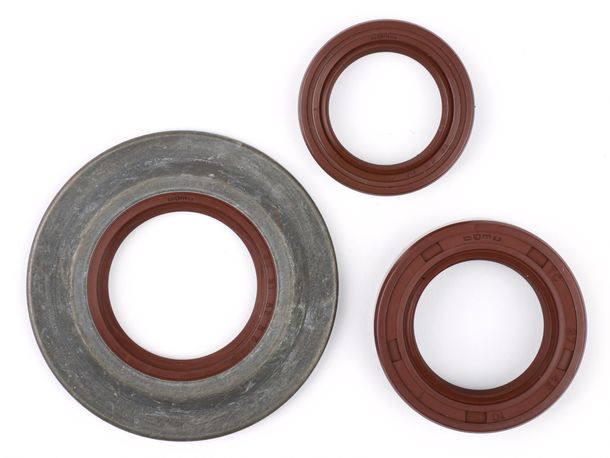 Juego de juntas de eje de motor BGM, metal FKM, marrón extraplano, 3,5 mm, junta de eje de rueda trasera 27 x 42 x 10 mm para Vespa Largeframe PX Lusso 1993- PX80, PX125, PX150, PX200, T5 125 cc, MY, 98, Cosa, LML125, 150 Star