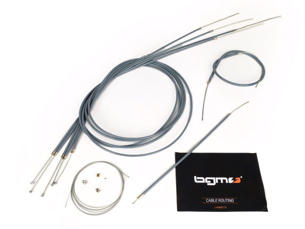 Juego de cables de cubierta interior BGM PE para Lambretta LI, LIS, SX, TV (series 2-3)