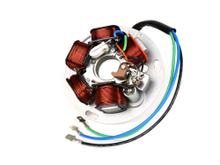 Zündung BGM Grundplatte Kontaktzündung, 3 Kabel, 12V, AC für Vespa PX P125 x, P150 x, italienische Ausführung ohne Batterie, mit 4-fach Blinkanlage