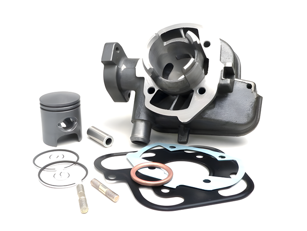 BGM 50cc Peugeot LC cylinder (horizontal, square cylinder, -2013) for Jetforce 50 C-Tech, Ludix 50 LC Blaster
