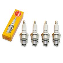 Conjunto de Velas de Ignição NGK 4x Vela de Ignição B6HS, Rosca Curta 12,7mm Ø 14,0mm, 2417 / 3115 / 4510