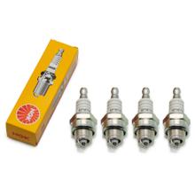 Zündkerzen Set NGK 4x BPM7A Zündkerze, 3201 / 4502 / 7321 für Freischneider Motorsensen Motorkettensägen