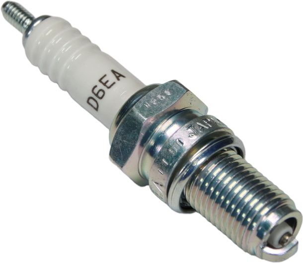 Spark plug set NGK 4x D6EA, 19,0mm long thread Ø 12,0mm, 7512