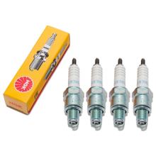 Zündkerzen Set NGK 4x CR7HS Zündkerze entstört, 12,7mm Kurzgewinde Ø 10,0mm, 7223