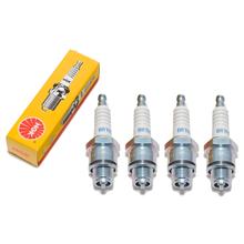 Zündkerzen Set NGK 4x BR7HS Zündkerze entstört, 12,7mm Kurzgewinde Ø 14,0mm, 4122 / 4737 / 5417 / 7852
