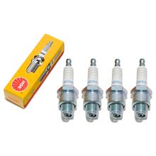 Candele set NGK 4x BR8HS candela resistenza, 12,7mm filetto corto Ø 14,0mm, 4322 / 4915 / 4967 / 6715