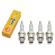 Conjunto de Velas de Ignição NGK 4x BR6HS Vela de ignição com supressor de ruído, rosca curta de 12,7mm Ø 14,0mm, 3922 / 4200 / 6676