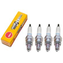 Zündkerzen Set NGK 4x CR7HSA Zündkerze entstört, 12,7mm Kurzgewinde Ø 10,0mm, 4549 / 6016