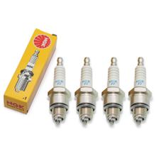 Conjunto de Velas de Ignição NGK 4x BPR7HS Vela de ignição com supressor de ruído, rosca curta de 12,7mm Ø 14,0mm, 5541 / 6422 / 6873