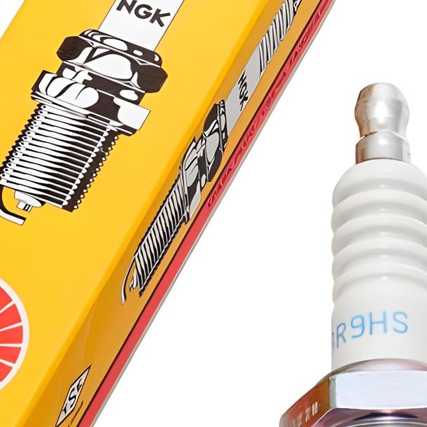 Spark plug set NGK 4x BR9HS resistor, 12,7mm short thread Ø 14,0mm, 4522 – Bild 3