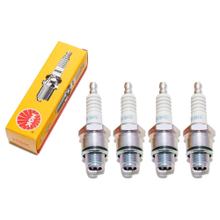 Zündkerzen Set NGK 4x BR9HS Zündkerze entstört, 12,7mm Kurzgewinde Ø 14,0mm, 4522