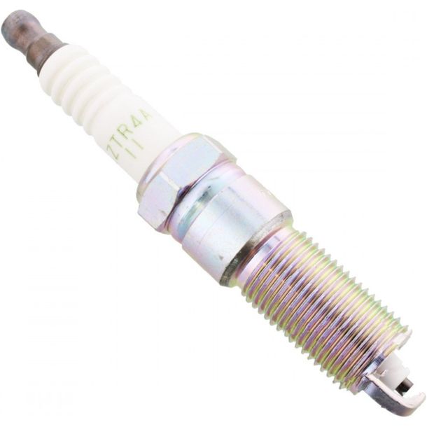Spark plug set NGK 4x LZTR4A-11 resistor, 25,0mm long thread reach plug Ø 14,0mm, 5444