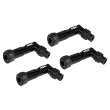 Zündkerzenstecker Set NGK 4x XD05F 10-12mm M4 102° schwarz, 8072