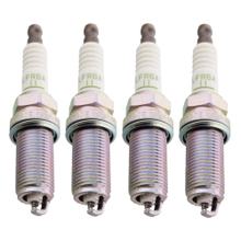 Zündkerzen Set NGK 4x LFR6A-11 Zündkerze entstört, 26,5mm besonders langes Gewinde Ø 14,0mm, 3672