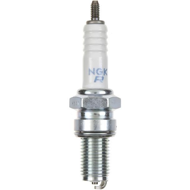 Spark plug set NGK 4x JR8B resistor, 19,0mm long thread Ø 12,0mm, integral terminal, 7237