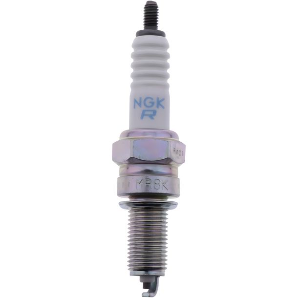 Spark plug set NGK 4x MR8K-9 resistor, 19,0mm long thread Ø 10,0mm 2-ground-electrode, 93844