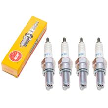 Sada zapalovacích svíček NGK 4x CR7E zapalovací svíčka s rušícím odporem, dlouhý závit 19,0mm Ø 10,0mm, 4509 / 4578 / 7513