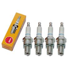 Zündkerzen Set NGK 4x BR9ECS Zündkerze entstört, 19,0mm Langgewinde Ø 14,0mm, 3570 / 4677