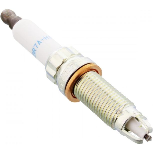 Spark plug set NGK 4x ZKBR7A-HTU resistor, 19,0mm long thread Ø 12,0mm 3-ground-electrode, 91785