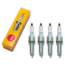 Spark plug set NGK 4x LMAR8A-9 resistor, 26,5mm long thread reach plug Ø 10,0mm, 4313