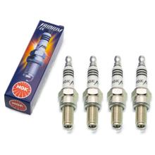 Zündkerzen Set NGK 4x CR8EIX Iridium-Zündkerze entstört, 19,0mm Langgewinde Ø 10,0mm, 4218