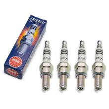 Zündkerzen Set NGK 4x CR9EIX Iridium-Zündkerze entstört, 19,0mm Langgewinde Ø 10,0mm, 3521