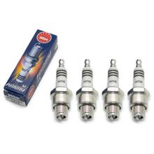Conjunto de velas de ignição NGK 4x BR6HIX vela de ignição de irídio com supressor de ruídos, rosca curta de 12,7mm Ø 14,0mm, 3419