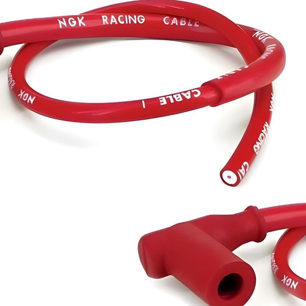 Spark plug connector set NGK 4x CR4 racing ignition cable, 8054