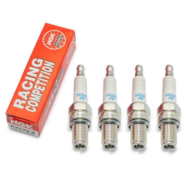 Candele set NGK 4x R2525-9 racing candela resistenza, 4735