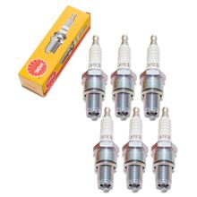 Zündkerzen Set NGK 6x B7ES Zündkerze, 19,0mm Langgewinde Ø 14,0mm, 1111 / 2877