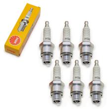 Zündkerzen Set NGK 6x B5HS Zündkerze, 12,7mm Kurzgewinde Ø 14,0mm, 4210