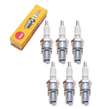 Zündkerzen Set NGK 6x B8ES Zündkerze, 19,0mm Langgewinde Ø 14,0mm, 1015 / 2411 / 3683