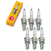 Zündkerzen Set NGK 6x D8EA Zündkerze, 19,0mm Langgewinde Ø 12,0mm, 1117 / 2120