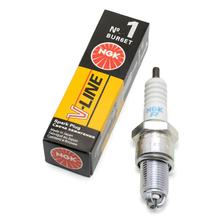 Conjunto de velas de ignição NGK 6x BUR6ET V-Line vela de ignição com supressor de ruídos, rosca longa 19,0mm Ø 14,0mm eletrodo triplo, 2876 / 3172 / 94024