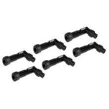 Zündkerzenstecker Set NGK 6x XD05F 10-12mm M4 102° schwarz, 8072