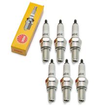 Zündkerzen Set NGK 6x C9E Zündkerze, 19,0mm Langgewinde Ø 10,0mm, 7499