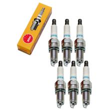 Zestaw świec zapłonowych NGK 6x DCPR9E świeca zapłonowa przeciwzakłóceniowa, długi gwint 19,0mm Ø 12,0mm, 2641
