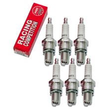 Bougieset NGK 6x B8EG Racing-bougie / Rennbougie, 19,0mm Lang schroefdraad Ø 14,0mm, 3430 / 3997