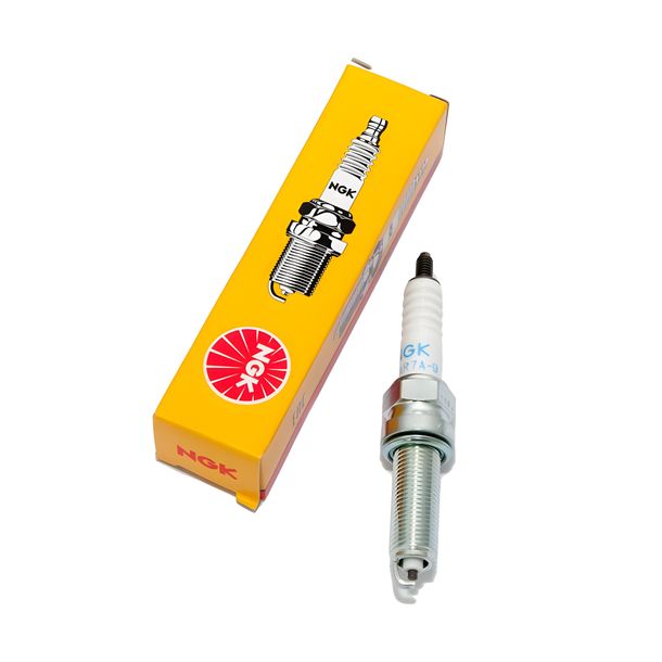 Spark plug set NGK 6x LMAR7A-9 resistor, 26,5mm long thread reach plug Ø 10,0mm, 4908