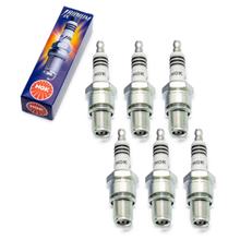Zündkerzen Set NGK 6x BR9EIX Iridium-Zündkerze entstört, 19,0mm Langgewinde Ø 14,0mm, 3981