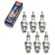 Conjunto de Velas de Ignição NGK 6x BR6HIX Vela de Ignição de Iridium com supressor de ruído, rosca curta de 12,7mm Ø 14,0mm, 3419