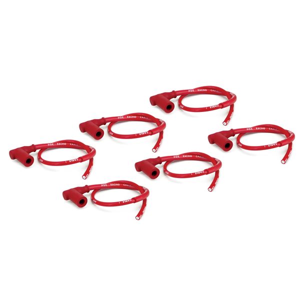 Zündkerzenstecker Set NGK 6x CR4 Racing inkl. Kabel, 8054